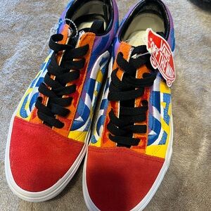 Vans Multicolor Geometric Sneakers